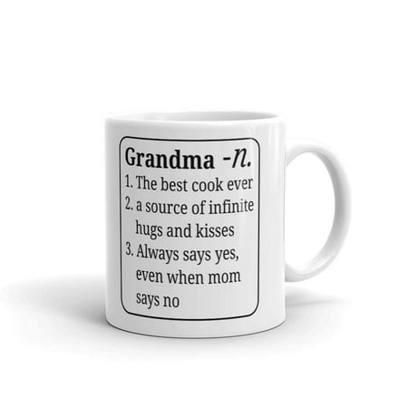 Grandma Definition Best Cook Ever Coffee Tea Ceramic Mug Office Work Cup
