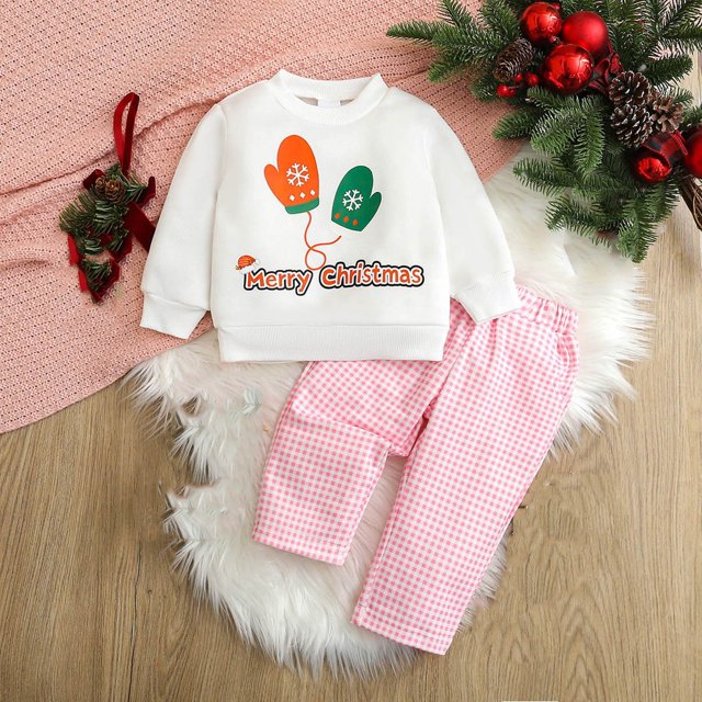 Conjuntos de blusas y camisas de cuello redondo y manga larga para niños, top de manga larga de color con cintura elástica, pantalones largos, traje casual y cómodo, conjunto de poliéster para niños