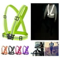thumbnail image 2 of Reflective Safety Vest for Night Running and Cycling, Adjustable Elastic Straps for Adults and Kids, 2 of 7