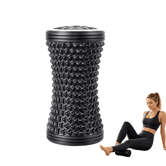 Vibrating Massage Ball, Peanut Massage Ball for Muscle , Vibrating Rubber Roller Portable Foot Roller Massager, Deep Tissue Myofascial Release & Muscle Recovery