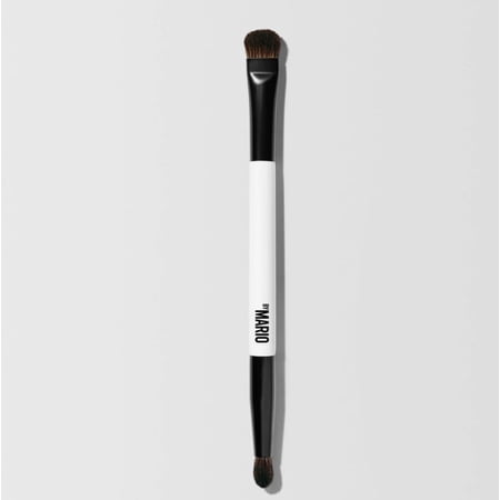MAKEUP BY MARIO E6 Dual-Ended Eyeshadow Brush – Professional Eye Makeup Brush for Blending, Shading & Defining