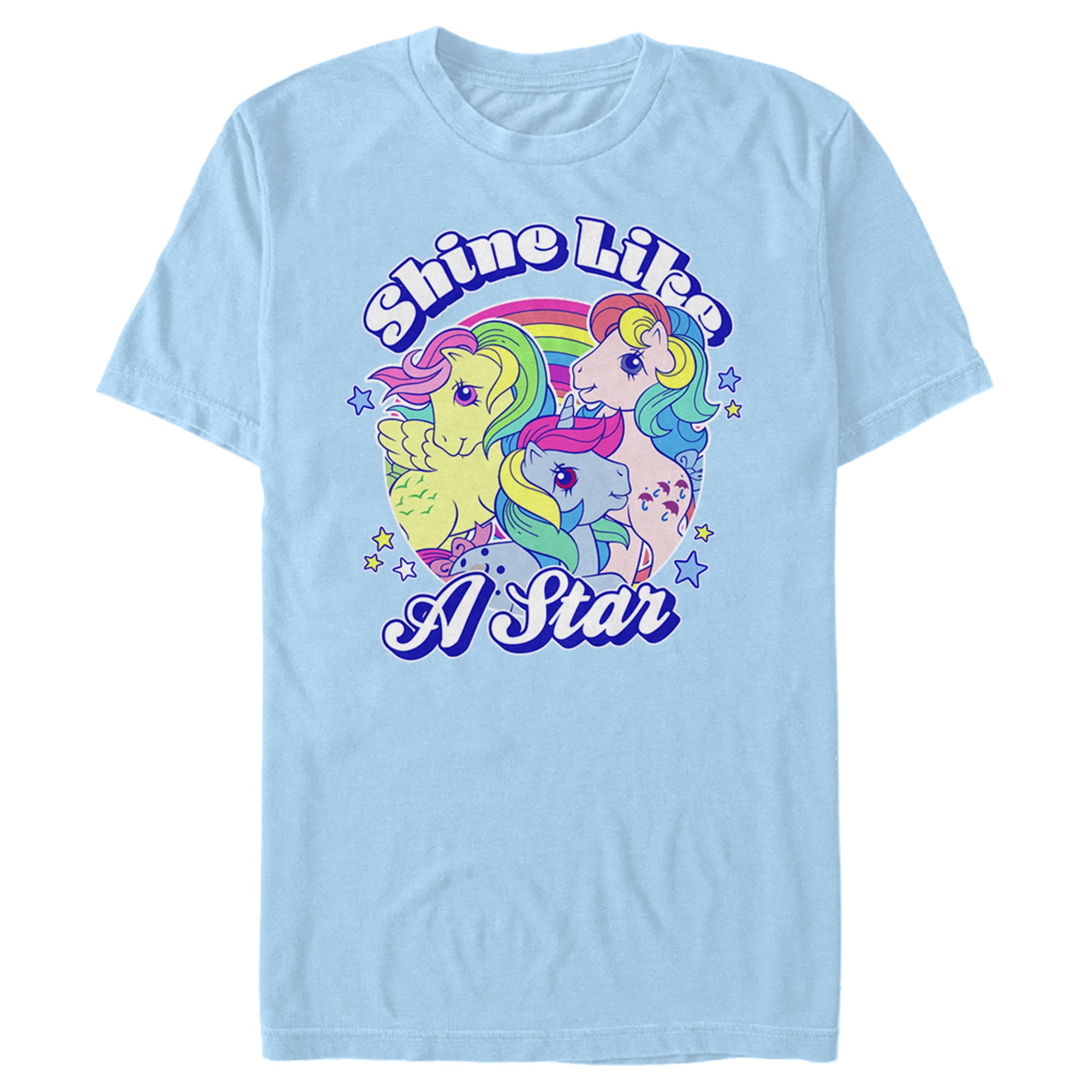 My Little Pony - Men's My Little Pony Shine Like a Star Circle Graphic ...