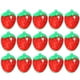 thumbnail image 1 of 100 botones de plástico con forma de fresa roja, accesorio para manualidades, costura, ropa y zapatos., 1 of 5