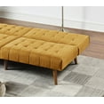 thumbnail image 7 of Ucloveria Modern Convertible Sofa 71" Couch Polyfiber Plush Tufted Cushion Sofa Wooden Legs, 7 of 7