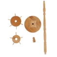 thumbnail image 4 of 1 Pieza de Percha de Chino, Percha de Soporte de Cepillo de Maciza con 11 Pines de 5 *17 Pulgadas Gloria Estante de pinceles de caligrafía china, 4 of 9