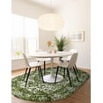 thumbnail image 3 of Unique Loom Richmond Collection Area Rug - Medallion (7' 10" x 10' Oval Green/Ivory), 3 of 6