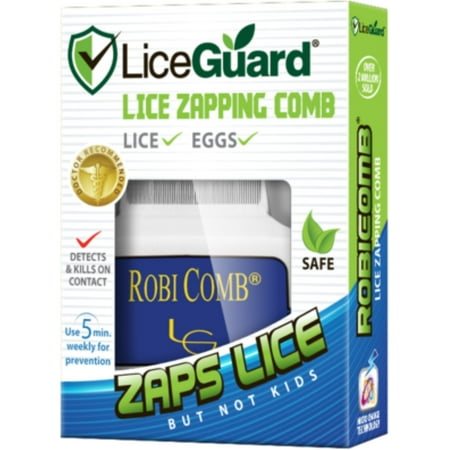 LiceGuard Robi Comb Electronic Head Lice Detector & Remover 1 Each (Pack of 2)