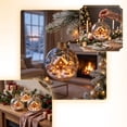 thumbnail image 6 of JHRGJIO Glowing Christmas Story Ornament, Light-Up Mini Holiday Scene Accent, Warm LED Light for Home Display Christmas Decorations Winter Decor Tabletop Decoration, 6 of 7