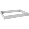 Closed Base for 5-Drawer Flat File, 46-3/4"W x 35-3/8"D x 4"H, Dove Gray