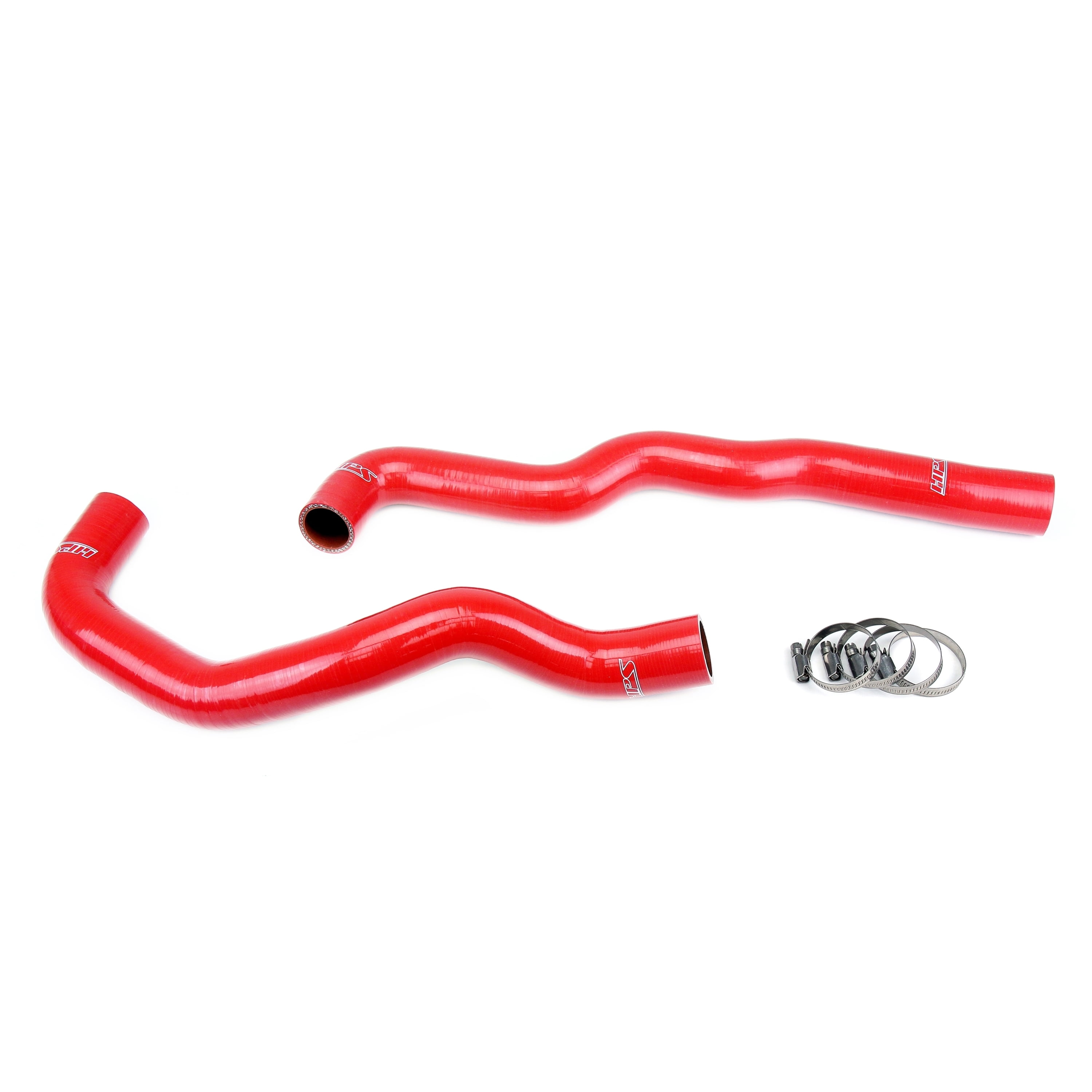 HPS Performance Red Silicone Radiator Hose Kit Coolant Compatible for