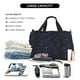 thumbnail image 5 of Disketp Copper-Gold Gloss Outline Navy Dark Blue Bolsa de Viaje Tipo Duffle, Bolso de Mano para Fin de Semana para Mujer, Bolsa de Gimnasio Ligera para Hombre, Esencial para Viajes, 5 of 7