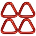 thumbnail image 1 of 4Pcs Camping Triangle Hook Professional Carabiners Multipurpose Buckles, 1 of 7