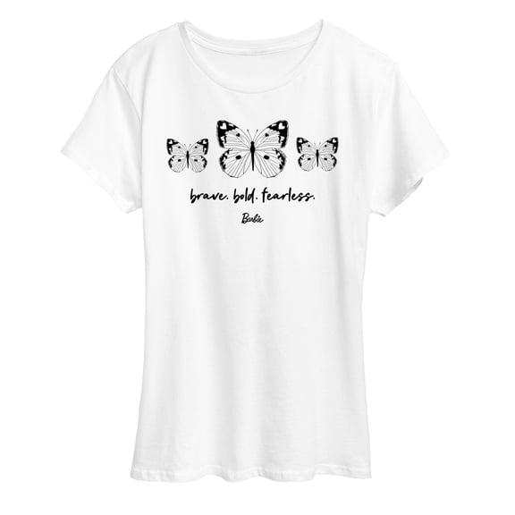 Barbie - Brave, Bold, Fearless - Butterfly - Women's Short Sleeve Graphic T-Shirt