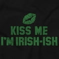 thumbnail image 2 of Funny St Patricks Kiss Me Not Irish Women Plus Size Crewneck Sweatshirt Brisco Brands 4X, 2 of 3