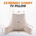 thumbnail image 3 of Cheer Collection Memory Foam Support Reading; TV Pillow, 3 of 5