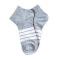 thumbnail image 4 of Set de Calcetines cortos MUYTU para hombre 5 pares colores lisos y rayas Unitalla, 4 of 5