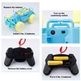 thumbnail image 5 of ​1:24 Scale Mini RC Car w/4-Channel Control - Sport Mode & Collision-Resistant ABS | 14cm Compact Design Age 6+​​ Blue, 5 of 8