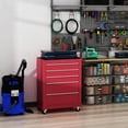 thumbnail image 2 of HOMCOM 5 Drawer Rolling Tool Chest Lockable Tool Cabinet for Garage Red, 2 of 10