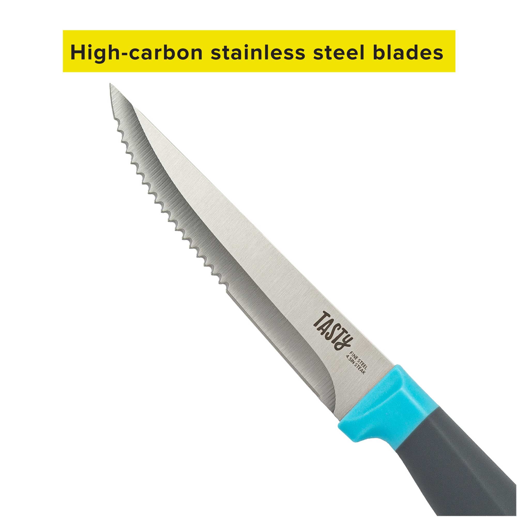 Ontario Robeson Viking 4-Piece Steak Knife Set, 4 Sandvik 14C28N Serrated  Blades - KnifeCenter - 6416 - Discontinued