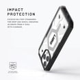 thumbnail image 3 of UAG iPhone 15 Pro Max Case 6.7" Pathfinder Clear Ice/Silver Built-in Magnet Compatible with MagSafe Charging Rugged Transparent Dropproof Protective Cover by URBAN ARMOR GEAR, 3 of 9
