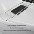 thumbnail image 4 of Metal Marble Bathtub Rack with Anti Slip, Space Saving, Multi Functional Expandable Bathtub Tray for House Warming Gift, 4 of 8