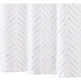 thumbnail image 5 of Blue and White Boho Shower Curtain Herringbone Zig Zag Fabric Shower Curtains for Bathroom Bohemian Farmhouse Modern Arrow Geometric Shower Curtain Set with Hooks Waterproof 72x72 inches, 5 of 6