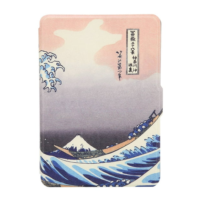 Funda protectora de cuero sintético pintado para lector electrónico Paperwhite 123