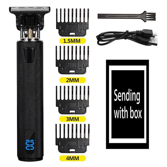 Cortadora de pelo eléctrica inalámbrica, recortadora de peluquero profesional para hombres, afeitadora LingWen 8390613790682