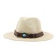 thumbnail image 1 of Minnieouse Sombrero de vaquero de paja ligero y transpirable para protección solar al aire libre, sombreros de vaquero negros para mujer Sombreros beige M(56-58cm), 1 of 6