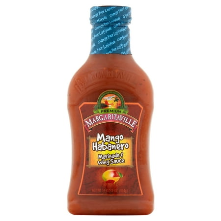 (12 Pack) Margaritaville Mango Habanero Marinade & Wing Sauce, 16