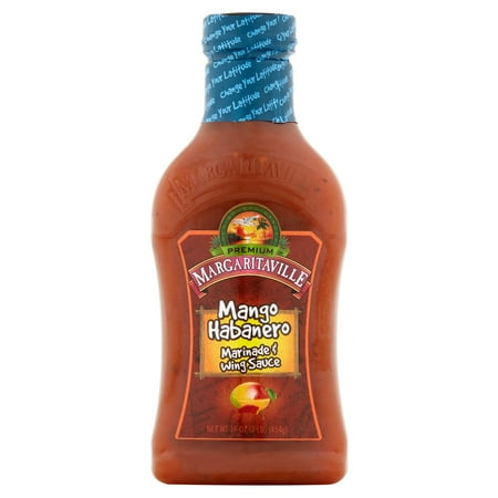 Green Habanero Sauce - (12 Pack) Margaritaville Mango Habanero Marinade & Wing Sauce, 16 oz