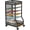 Classic, variant on X-COSRACK 6-Tier Slim Rolling File Cart, Under Desk File Organizer with Sliding Mesh Letter Trays & Wood Top, Mobile Office Paper Storage Stand with Wheels, Black