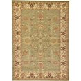 thumbnail image 1 of Unique Loom Tapis Design Complexe Voyage 7' x 10' Rectangle Vert Clair/ivoire, 1 of 1
