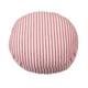 thumbnail image 2 of Cojín redondo para silla, cojín más grueso para suelo, futón, Tatami, cojín de algodón rojo Tiras rojas lavables Sharpla Almohada de piso de cojín Tatami, 2 of 8