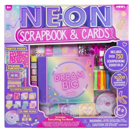 Horizon Group Neon Scrapbook & Cards Set, 1 Each (Best Baby Scrapbook Kit)