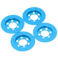 thumbnail image 1 of 4 piezas RC pinza de freno RC rueda de simulación disco de freno de aluminio para rueda de 1,9 pulgadas 1/10 RC Crawler Car azul, 1 of 10