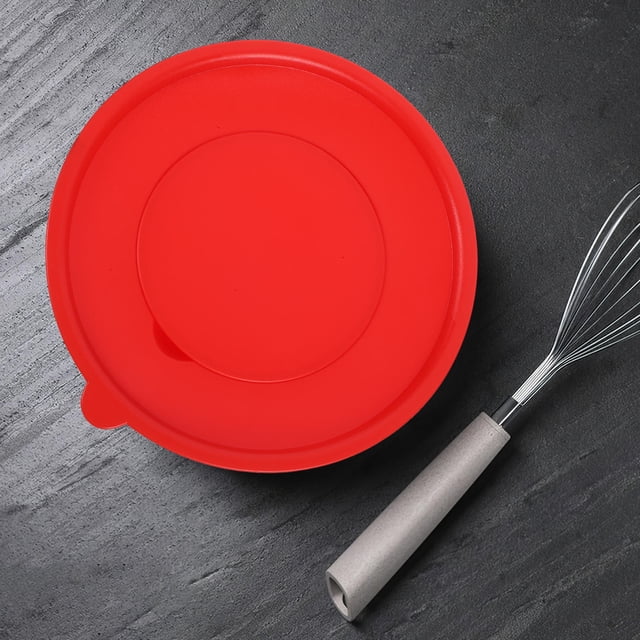 unbranded 2Ud Antisalpicaduras De Silicona Roja Para Batidores Y Tazones De Mezcla En Hogar