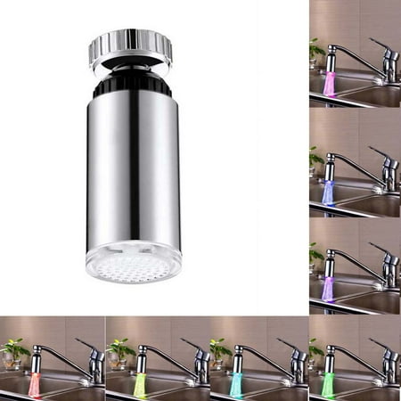 

Kitchen Sink 7Color Change Water Glow Water Stream Shower LED Faucet Taps Light