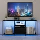 thumbnail image 5 of Yeshouse Mueble de TV con LED, centro de entretenimiento para televisores de 55", mueble de TV con estantes, cómoda larga, para dormitorio, sala de estar y oficina, 5 of 7
