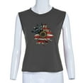 thumbnail image 4 of OAVQHLG3B Summer Tank Top for Women 4th of July Outfits for Women American Flag Sunflower Printed Casual Summer Tank Tops Blouse, 4 of 9