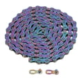 thumbnail image 1 of Mountain Bike Chain, Carbon Steel Higher Transmission Rate 9 Speed Bike Chain  For Replacement, 1 of 8
