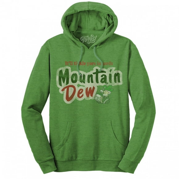 Mountain Dew Sweat à Capuche de Marque Texte