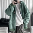 thumbnail image 1 of LOVZFMLL Cardigan for Women Men's Spring And Hooded Macaron Pocket Zipper Cardigan Sweater Coat, 1 of 7