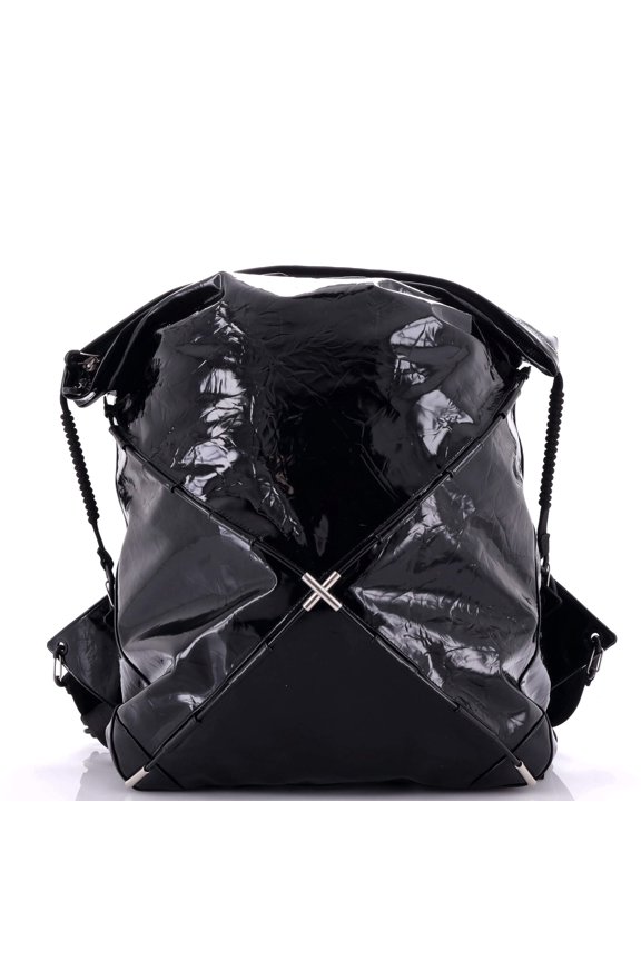 Pre-Owned Tent Backpack Leather By Rebag