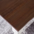 thumbnail image 4 of Vifah Ellsworth - Lafayette Medium Wood Dining Table Walnut Shabby Chic, 4 of 5