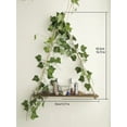 thumbnail image 6 of 1/2pcs Artificial Ivy Wall Hanging Shelves Macrame Floating Shelf for Home Bedroom Wood Hanging Plant Shelves Ledge Wall Decor, 6 of 9