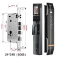 thumbnail image 2 of 3D Face Smart Door Lock Biometric Recognition Fingerprint Password IC Card APP Wifi Lock Unlock For Home House Apartment ,Long Lasting, 2 of 7
