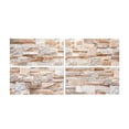 thumbnail image 3 of 4x 3D Brick Wallpaper Wall Stickers Impermeable DIY Faux Textured Bricks Calcomanías Paneles de pared de para cocina Backsplash Gloria Fondo de pantalla, 3 of 7