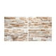 thumbnail image 3 of 4x 3D Brick Wallpaper Wall Stickers Papel de pared impermeable Paneles de pared Calcomanías para cocina Backsplash Home TV Fondo Lavandería, 3 of 7