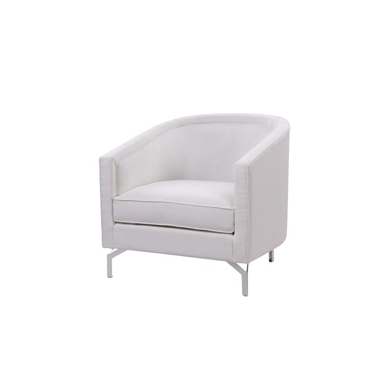 Brika Home Accent Arm Chair In Antique White Walmart Com Walmart Com